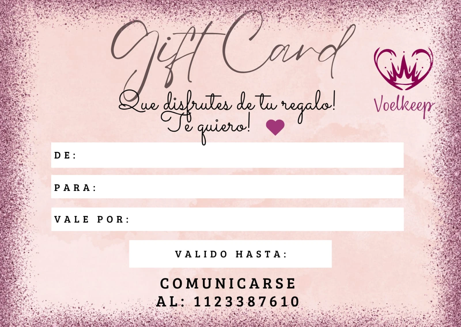 Gift Card Voelkeep